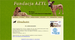 Desktop Screenshot of fundacjaazyl.eu